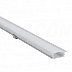 Aluminijumski profil za LED tr ake pljosnata udubljenaW=10mm