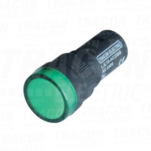 Sig. lampa sa LED diodom zelen a48V AC/DC. d=16mm