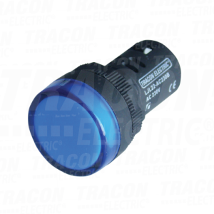 Sig. lampa sa LED diodom plava 230V AC. d=22mm