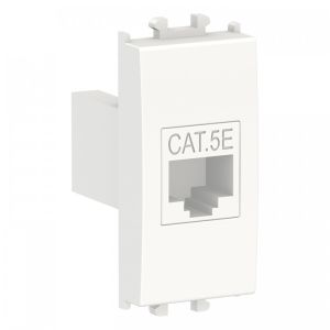 MODULAR PRIKLJ. RJ45 CAT 5E 1M BELA