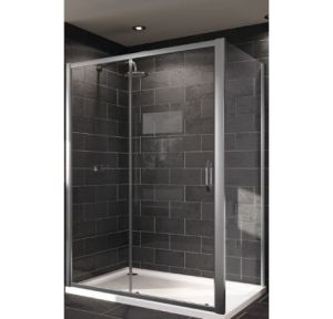 VRATA ZA TUŠ KABINU DVODELNA 1200mm H1900 X1 SILVER/PROV Huppe 140402.069.322