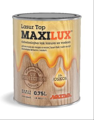 Maxilux lasur top bela 750 ml