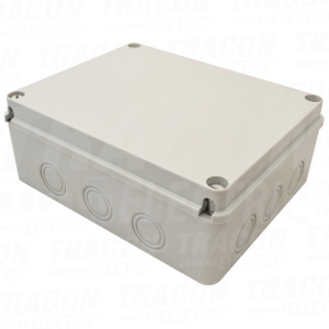 Kutija elektronike svetlo  siv a pun poklopac250×200×90. IP67