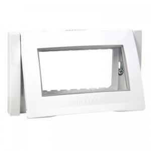 DEKORATIVNI RAM. 4 MODULA.IP55 .BELI