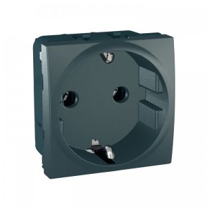 SUKO UTICNICA 2P E. 10/16A 250 V. GRAFIT