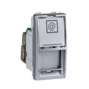 RJ45 KAT5 OKLOPLJENA 1MOD UNIC A ALU