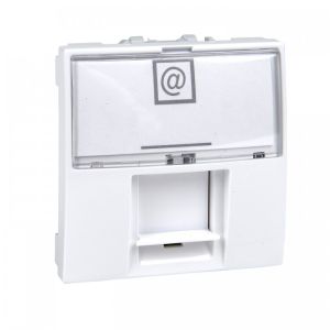 RJ45 KAT5 OKLOPLJENA 2MOD UNIC A BELA