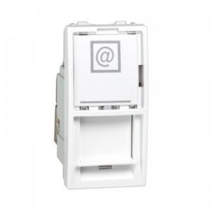 RJ45 KAT6A OKLOPLJENA 1M BELA