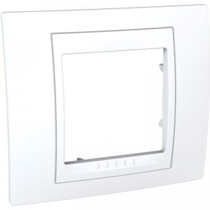 DEKORATIVNI RAM. UNICA PLUS. 1 EL. BELI
