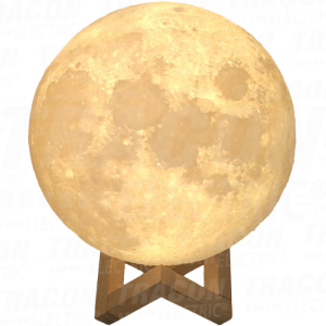Dekor. stona LED svet. mesecev oblik 400 mAh 15W 60lm 4000K