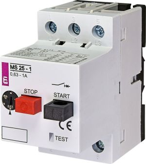 MS25-1 motorna zaštitna sklopka 0.63–1A