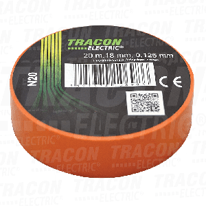 PVC izolaciona traka 20m x 19mm narandžasta