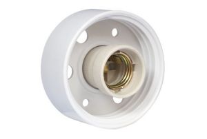 Postolje lampe porcelansko grlo E27 60W ravno