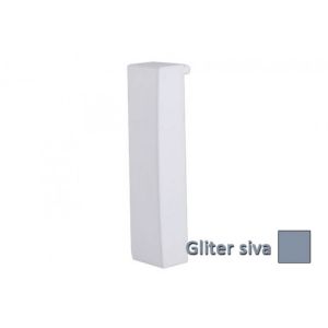 INTERIO Gliter siva slepi modu l ravni 1/2M