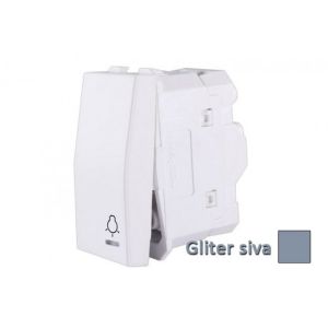 INTERIO Gliter sivasklop.jedno p.svetlo 10A 1M ind.