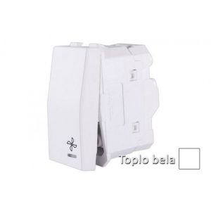 INTERIO Toplo belasklop.jednop .ventil. 10A 1M ind