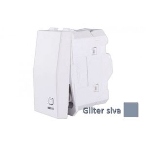 INTERIO Gliter siva sklop. jednop. bojler 16A 1M ind