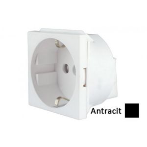 INTERIO Antracit prikljucnica SUKO KS 2P E 16A 2M