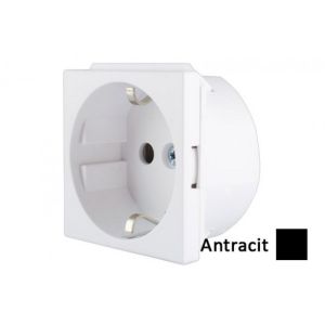 INTERIO Antracit prikljucnica SUKO 2P E 16A 2M