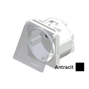 INTERIO Antracit priklj. SUKO  POKL. 2P E 16A2M