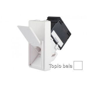 INTERIO Toplo bela priklj. RJ4 5 kosa CAT5e UTP 1M