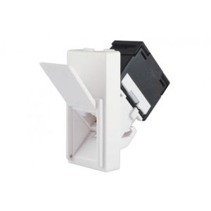 INTERIO signal bela priklj. RJ 45 kosa CAT6 UTP 1M