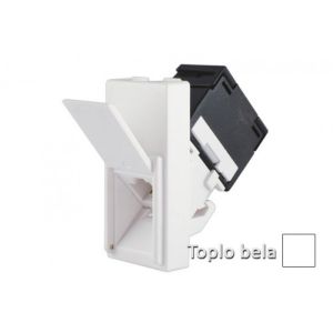 INTERIO Toplo bela priklj. RJ4 5 kosa CAT6 UTP 1M