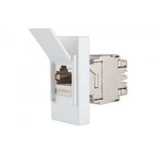 INTERIO signal bela priklj.RJ4 5 ravna CAT6a STP 1M