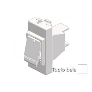 INTERIO Toplo bela adapter ELI NE EC7 LK ravni 1M