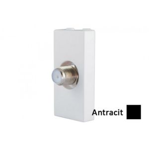 INTERIO Antracit priklj. koaks SAT individ F/F 1M