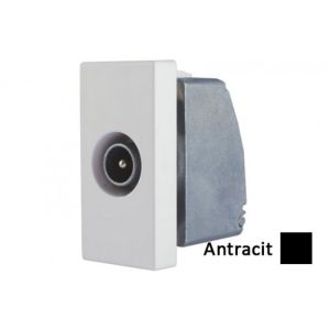 INETRIO Antracit priklj. koaks TV-RD-SAT prol. 1M