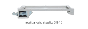 Nosač za rednu stezaljku 0,8–10 mm²