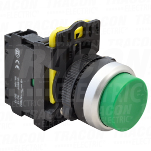 Istaknuti sklopka zeleni1×NO. 5A/230V AC-15. IP42
