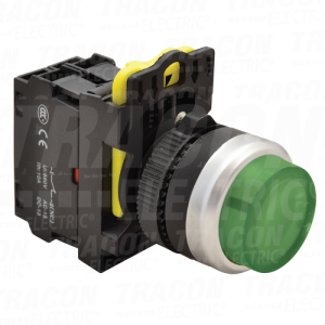 Svetleci istaknuti sklopka zel eni1×NO. 5A/230V AC-15. IP42.
