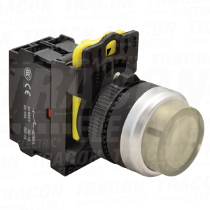 Svetleci istaknuti sklopka bel i1×NO. 5A/230V AC-15. IP42. LE