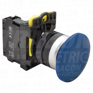 Gljivasti taster plavo1×NO. 5A /230V AC-15. 40mm. IP65