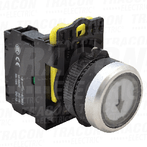 Taster beli sa crnom strelicom 1NO 5A 230V IP65