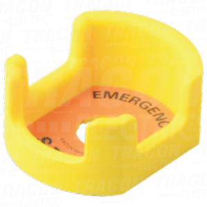 zast. obruc sa lukomW=65mm. H= 80mm. D=38mm. ABS
