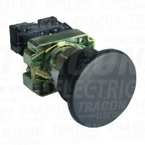 Gljivasti taster na metalnoj ploči crni 1NO 3A 400V