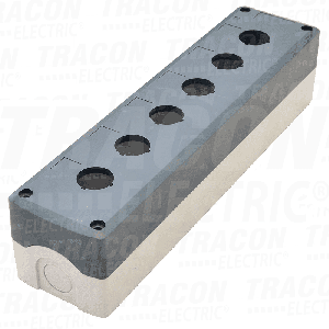 Kućište za tastere sivo 6x22.5 IP65