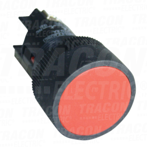 Plast. taster crvena1×CO. 0.4A /400V AC. IP42. d=22mm