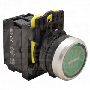 Svetleca sklopka zeleno saozn akom belom I1×NO. 5A/230V AC-