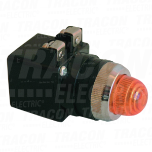 Plast. Sig. lampa crvena sa tr afoom0.4A/400V AC. d=22mm. IP4