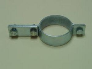 Obujmica za cev 64 mm dvodelna pocinkovana