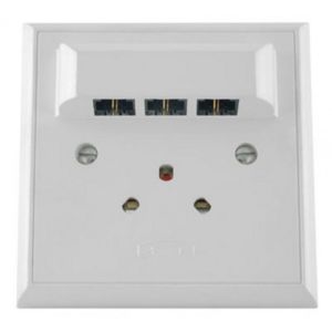 P  Tel. prik. sa 3 modularne  tel. prikljucnice 4 kontakta