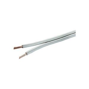 Pljosnati licnasti kabl 2x0.75 bela H03VHH