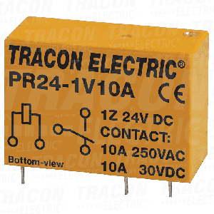 Print relej 24VDC 1CO 10A 230VAC 30VDC