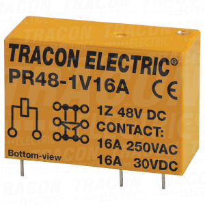 Print relej48V DC / 1×CO 16A.  230V AC / 30V DC