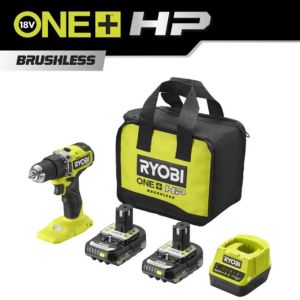 Set - udarna bušilica (18V ONE+™ HP) sa 2 baterije (2Ah) i punjačem Ryobi RDD18C-220S