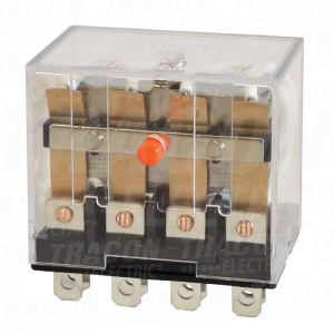 Min. relej snage110V DC / 4×CO  10A. 230V AC / 28V DC